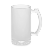 16 oz. Glass Beer Stein - Frost Out/Clear In